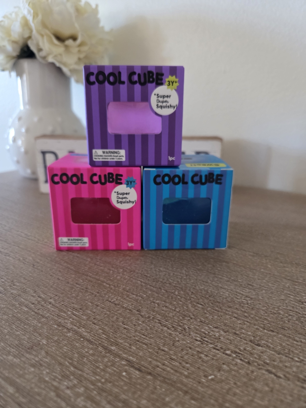 J'adore Cool Cube Squishy 3pack-